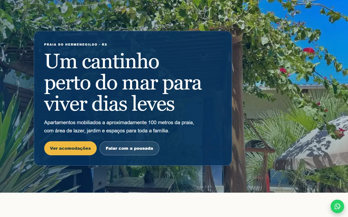 Moradas do Jaú: website screenshot