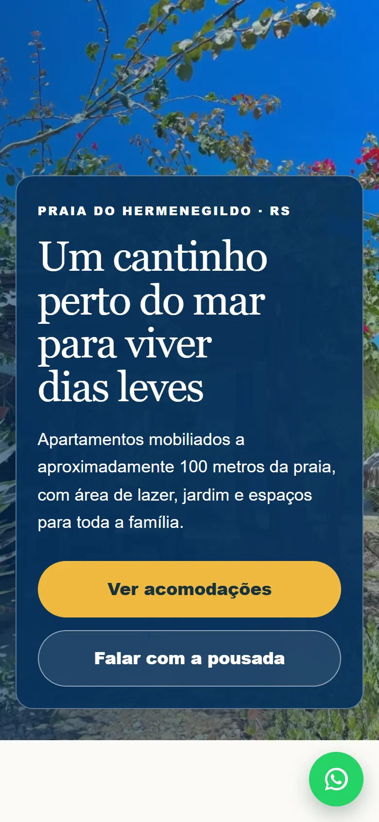 Moradas do Jaú: website screenshot 4